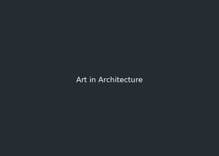 Art in Architecture